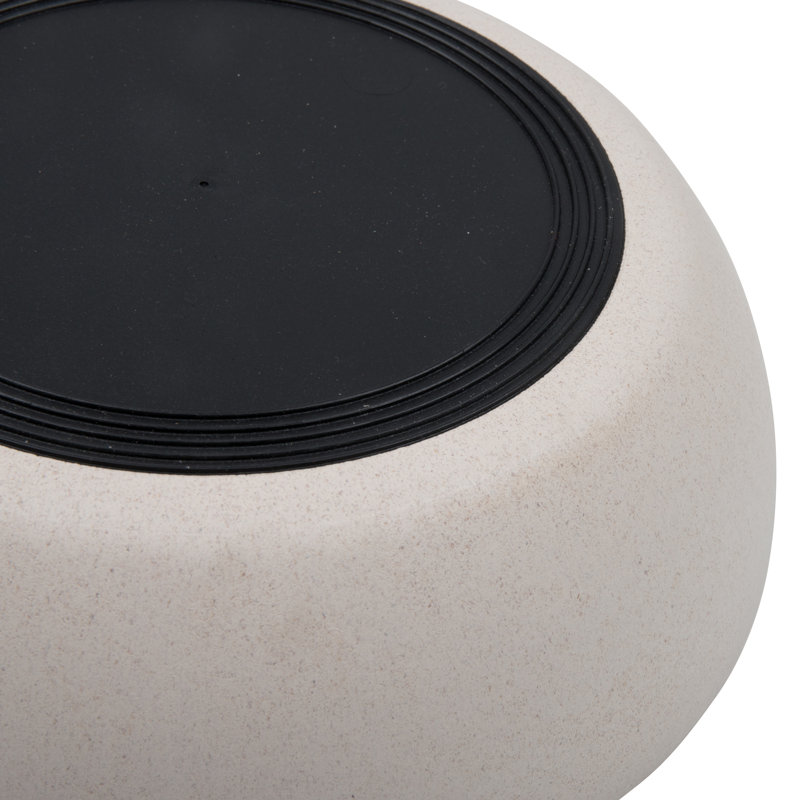 Anti-Skid Pet Bowl, Beige, 6.3cm H x 21cm W x 21cm D