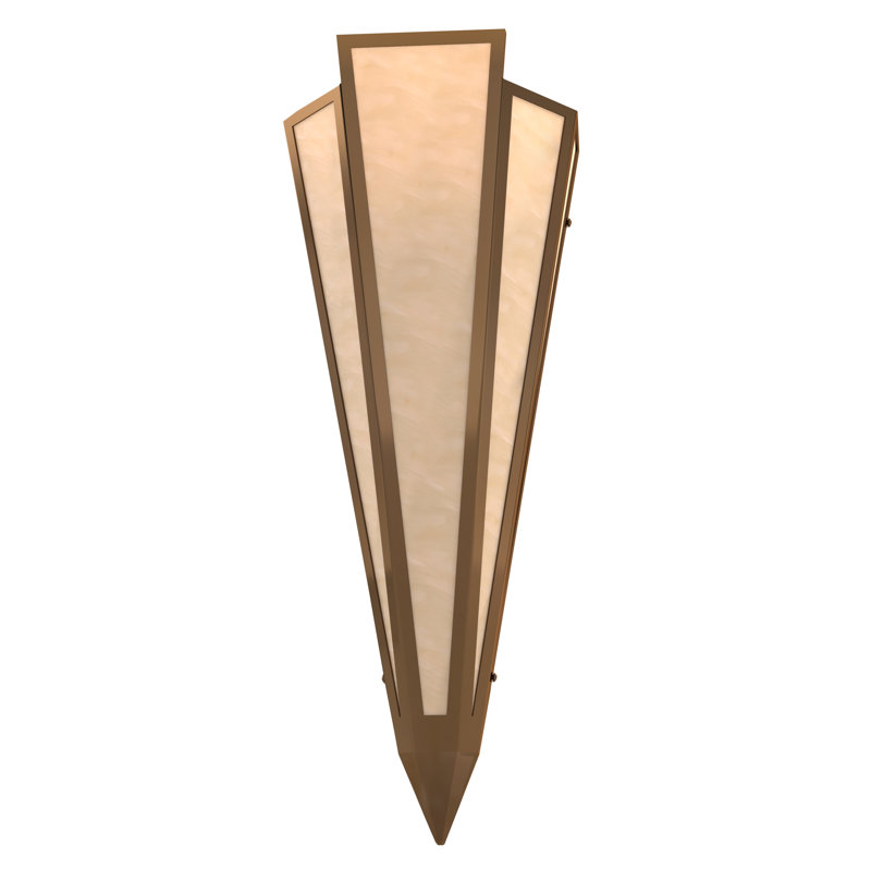 Brum 2 - Light Flush Mounted Sconce, Antique Copper, Sahara Taupe