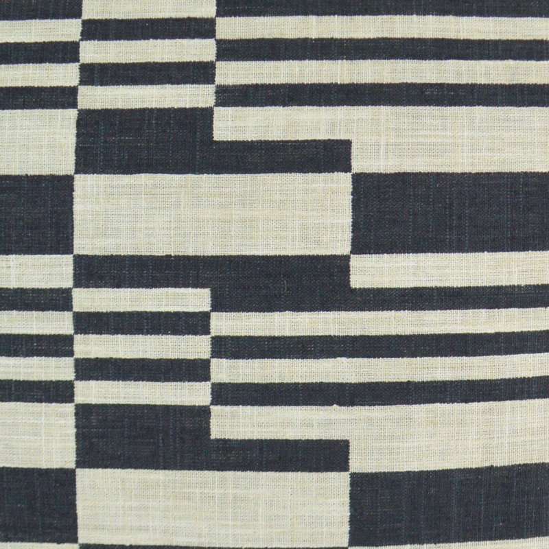 Piano Geometric Reversible Throw Pillow, Domino, Square 36"