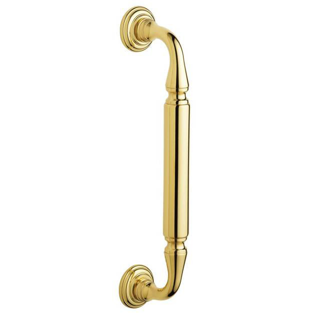 Richmond Door Pull, 10.8" H x 4.1" W x 3" D, Lifetime Polished Brass