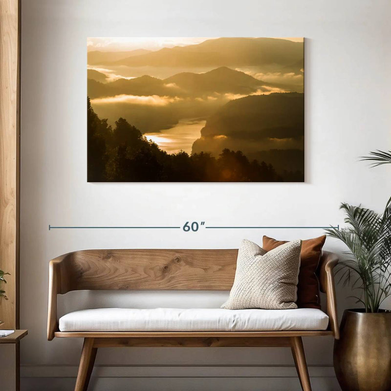 Brume matinale Alvord Smoky Mountains, H 30 po x l 45 po