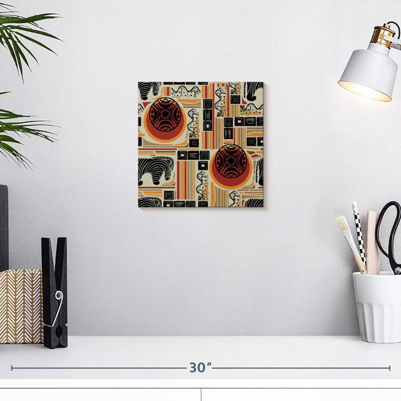 Motif africain Kerner, H 10 po x l 10 po
