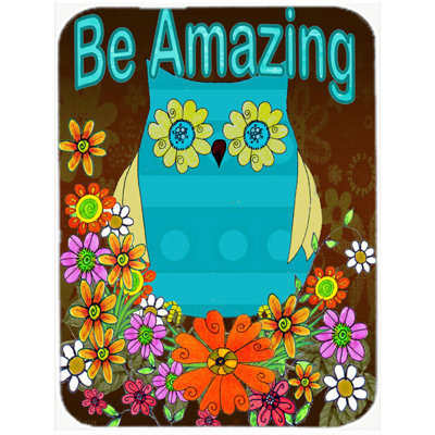 Planche à découper en verre hibou caroline