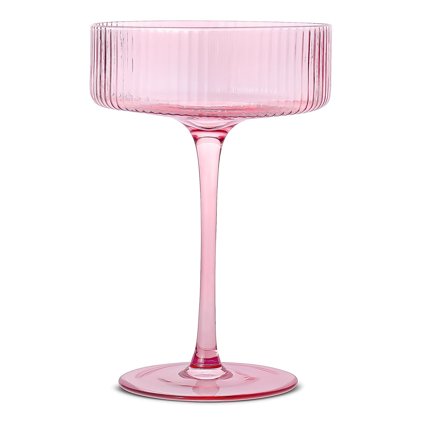 Harmon 10oz. Crystal Coupe Set, Pink
