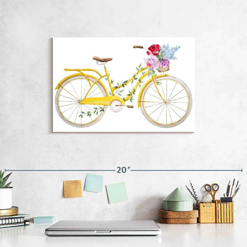 Mehar Flower Bicycle, 8" H x 12" W