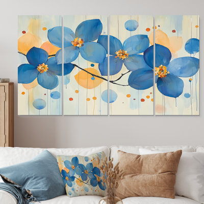 «Soft Color Blush Of The Dogwood Tree III» - Art mural cornouiller - Art mural traditionnel sur toile