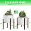 Support à plante réglable Sorbus - Support à pot de fleurs, support à plante - Pot et plante NON INCLUS - Brun, ensemble de 2-112669658-113716948