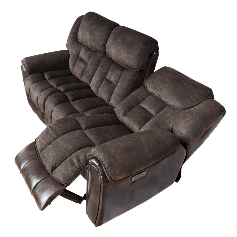 Canapé inclinable double puissance 90 po Redwan