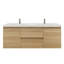 Ensemble de meuble-lavabo double 59 po Aylanna-79035848