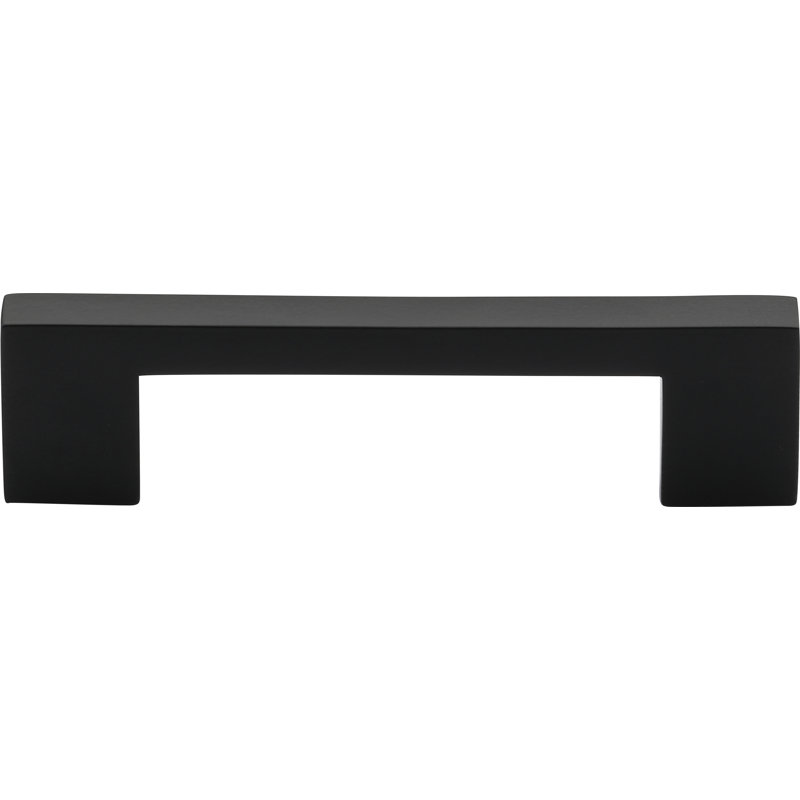 Ashley Norton Black Modern Brass Cabinet Pull Bar