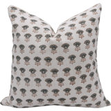 Linen Lumbar Indoor/Outdoor Pillow Cover