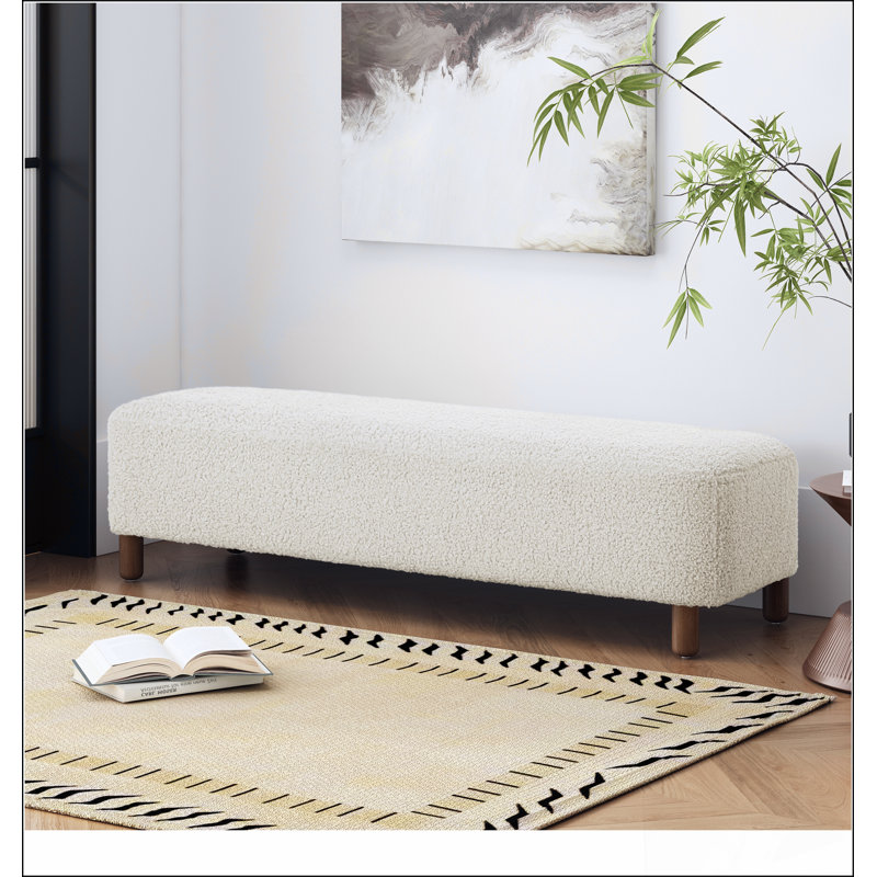 Repose-pieds confortable, une structure de base solide, confortable, durable et magnifique, Blanc