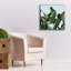 Toile épique Graffiti «Celadon Palms 2» par Emma Scarvey, 26 po x 26 po-1570179832