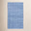 Herringbone French Blue/White Handwoven Indoor/Outdoor Rug-16308175