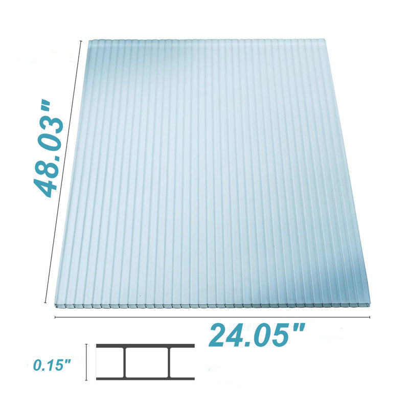 14 Pieces Set 2' (w) X 4' (l) Polycarbonate Panel