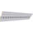 6 3/4"H x 4 3/4"P x 8 3/8"F x 94 1/2"L Dentil Crown Moulding