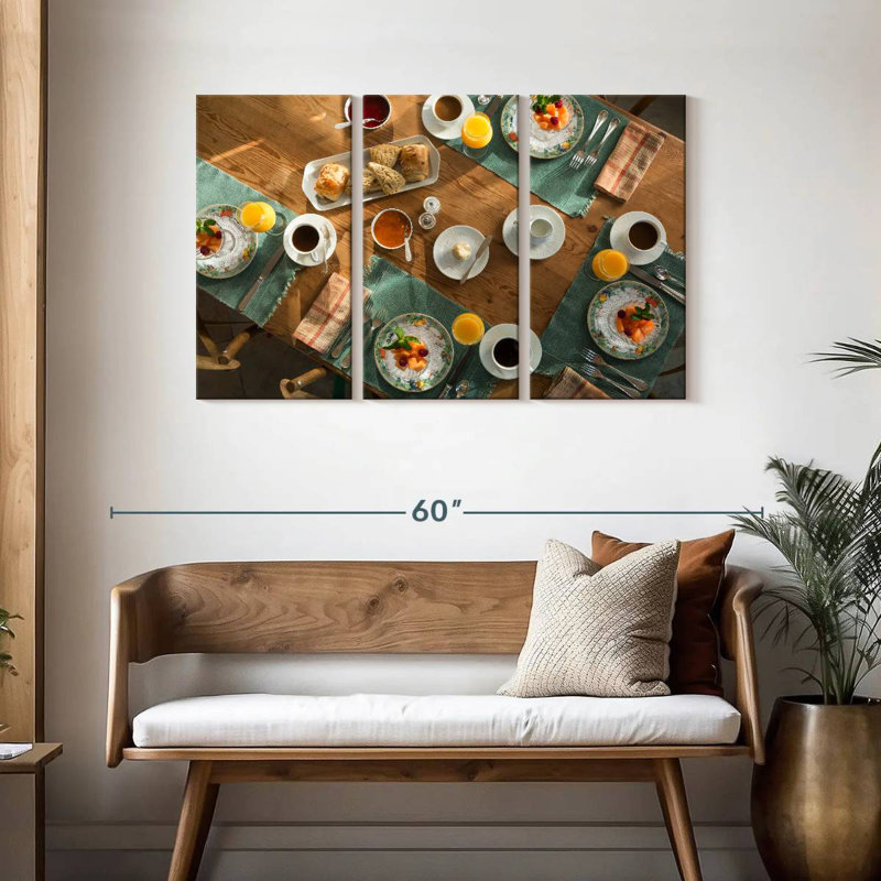 Breakfast Table, 28" H x 45" W