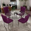 5-Piece Round Glass Dining Table Set-207609156-208080010-208080113