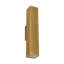 Sean Lavin Pressa 2-light outdoor square large wall sconce light in natural brass finish-727021059