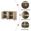 Buffet 4 portes avec rangement-1112256032