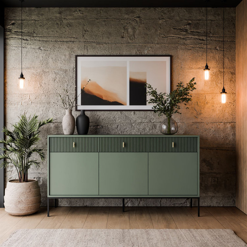 154.5cm Sideboard, Smoke Green