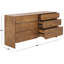 Grigorio 6 Drawer Wood Dresser