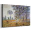 Peupliers dans la lumière du soleil par Monet-Gallery, toile tendue-1442543525