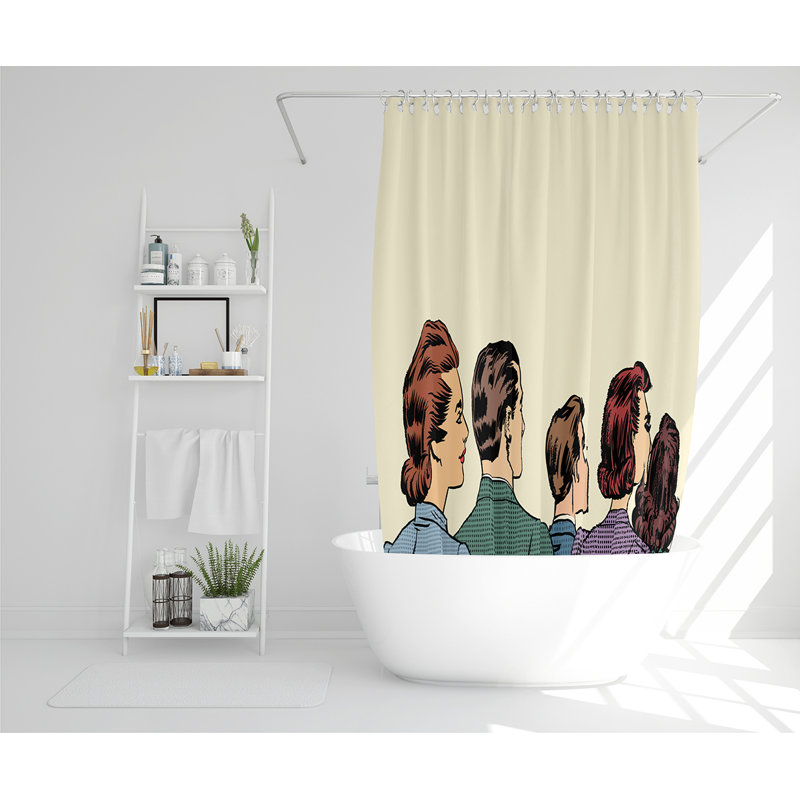 Eliyas 13 Piece Polyester Shower Curtain Set