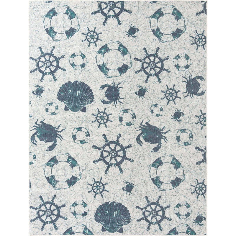 Bertrand Indoor / Outdoor Rug, Rectangle 9' x 12'