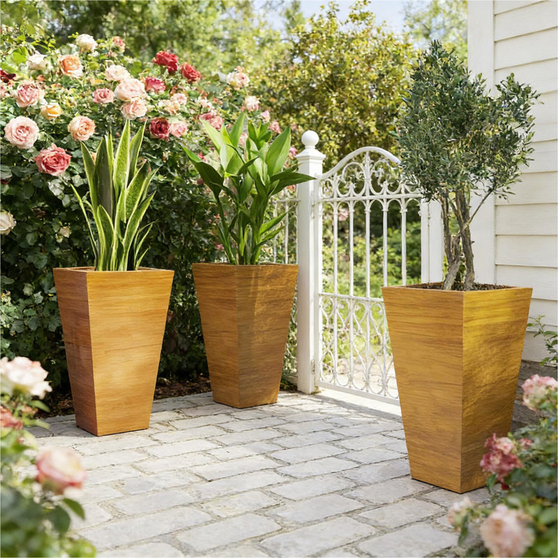 Ensemble de 3 pots à fleurs Classic