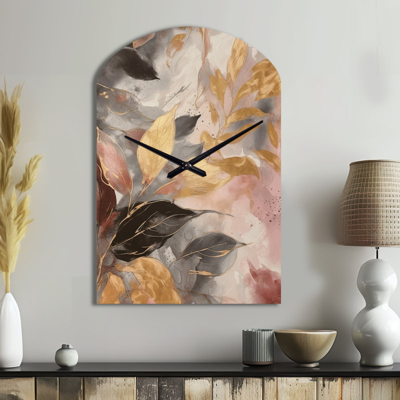 Horloge murale Calice Gold Herb Elixir, Moyenne