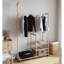 Soumen 100cm Rolling Clothing Rack