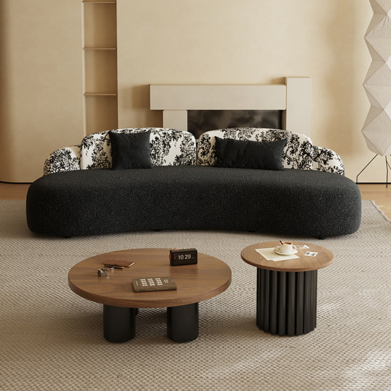 Retro Creative Sofa, 30.71" H x 78.74" W x 34.65" D