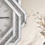 Grande horloge murale 20 po, horloge murale à miroir argenté avec chiffres romains, horloge murale à diamant concassé, élégantes horloges murales à cadre en verre biseauté | Idée cadeau