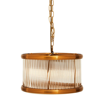 Amet 5 - Light Bronze Drum Pendant