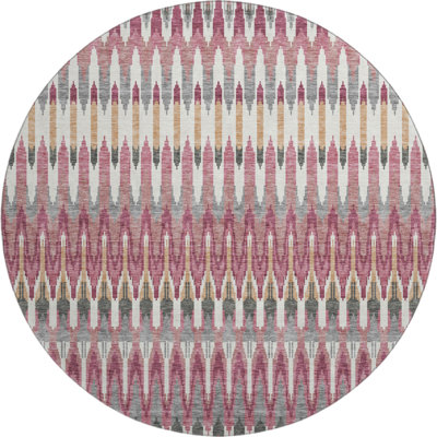 Premium Machine Washable Prisco Mauve Rug