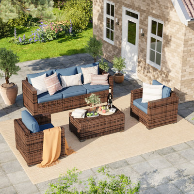 5-Person Seating Group With Storage