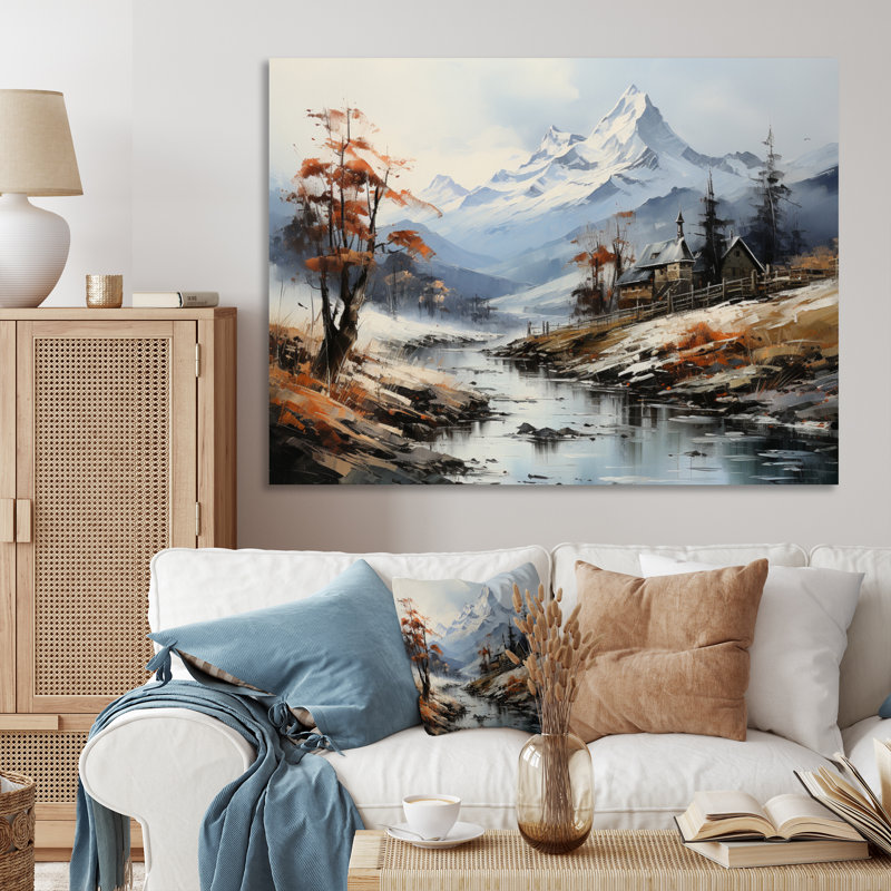Blaikley Allemagne allemand Timberline III - impression, Toile tendue, H 16 po x l 32 po x P 1 po