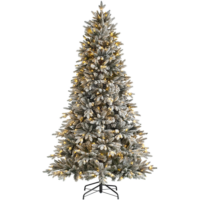 Lighted Artificial Christmas Tree, 8' H
