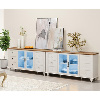 Unfinished Entertainment Center for TVs up to 88"