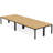 78" Rustic Brown Rectangle Dining Table Large  For 6-8 People-Table Only-135307629