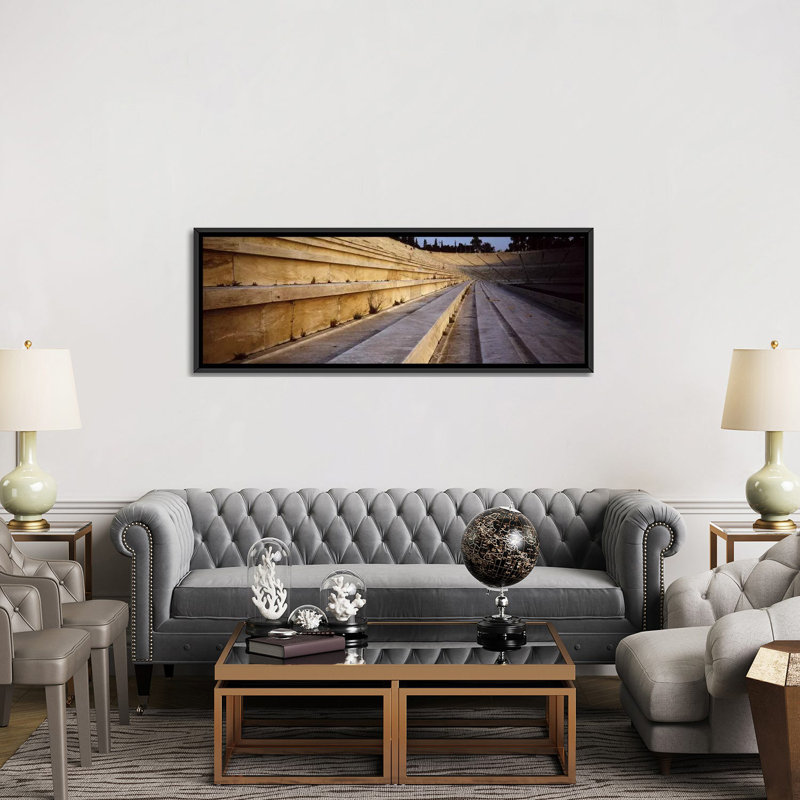 Détail du stade olympique d'Athènes en Grèce par Panoramic Images - reproduction de photo, H 24 po x l 72 po x P 1,5 po