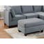 Repose-pieds de cocktail contemporain moelleux 1pc