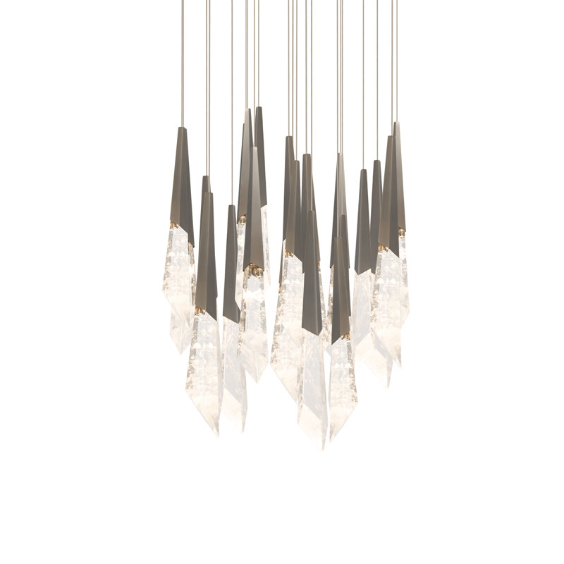 Solitude 21 - Light LED Pendant, Antique Nickel