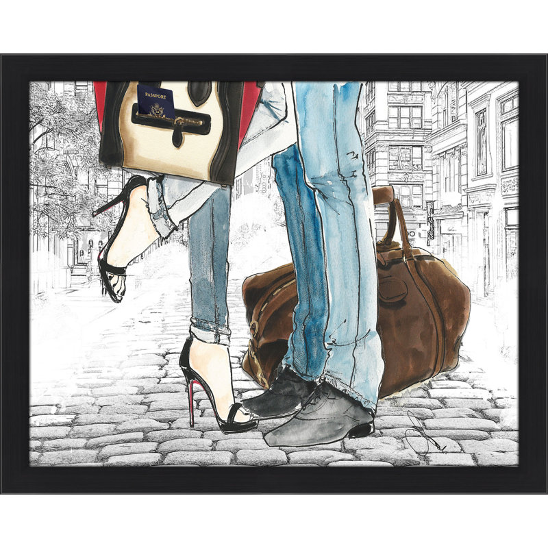 « week rendezvous », impression sur toile, H 24 po x l 40 po x P 1,5 po, Toile tendue, Pas de tapis
