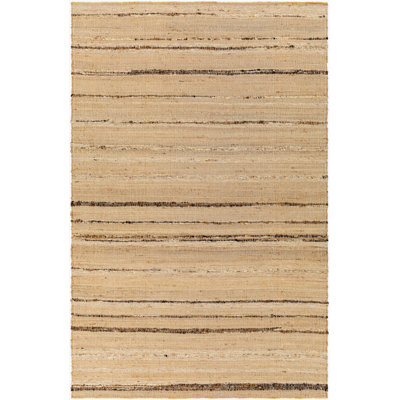 Striped Area Rug in Camel