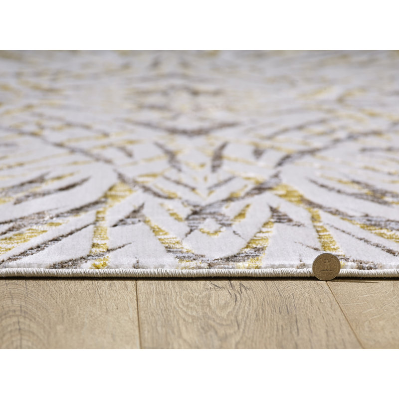 Abstract Indoor Rug, Rectangle 9'10" x 13'2"