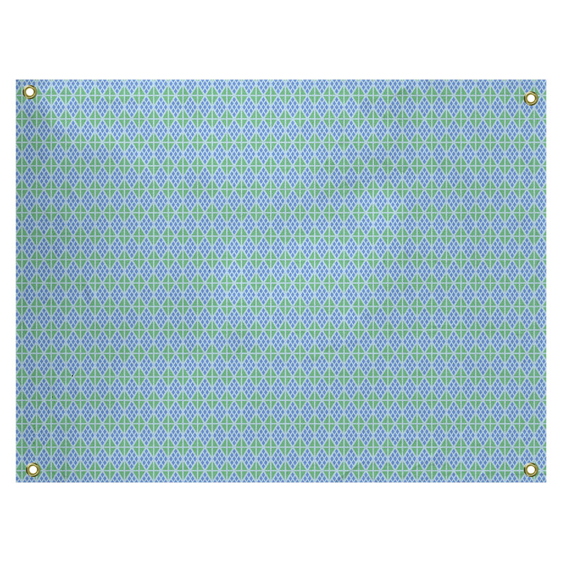 Tapisserie «Avicia Diamonds» par Katelyn Elizabeth, Intérieur / extérieur, H 51,5 po x l 60,5 po