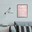 «Stay Home Stay Cosy Geometric Pink» par Anna Quach - impression d'art graphique-1842726100-1842726108