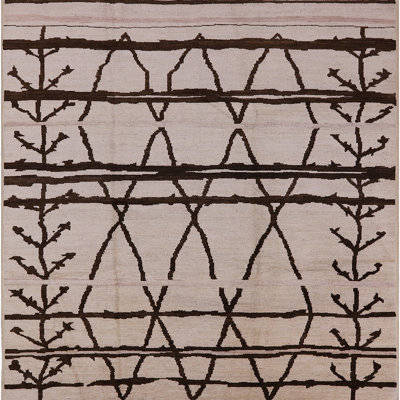 Tapis brun / gris Nyasia Southwestern